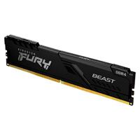 Memoria Ram KINGSTON Dimm DDR4 16GB 2666MT/S Fury Beast CL16 288PIN 1.2V C/Disipador De Calor P/Pc/Gamer/Alto Rendimiento (KF426C16BB1/16)