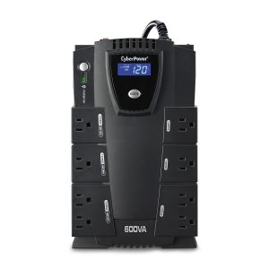 No Break Cyberpower (CP600LCD), Standby, 600VA / 340W, 8 X Nema 5-15R, (4 Respaldo Y 4 Supresión) 3 Años De Garantía Incluyendo Batería.
