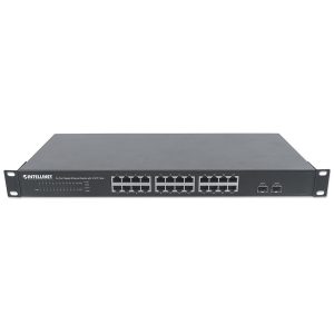 Switch,Intellinet,561044, Gb 24 Ptos 19 + 2 Sfp