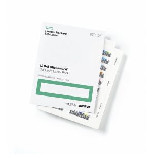 Paquete De Etiquetas Con Codigo De Barras HP Lto-8 Ultrium Rw