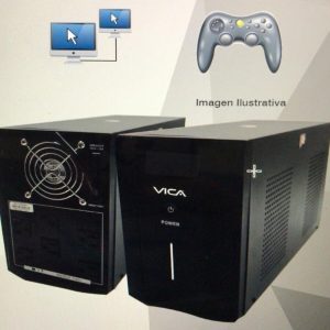 No Break UPS Vica S3000 3000VA/1800W 8 Tomas Reguladas Y Respaldadas Nema 5-15R, RJ45, Pantalla Lcd 3 Años De Garantia