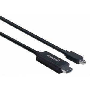Cable Displayport ,Manhattan,153270,Mini - HDMI 4K 1.0M