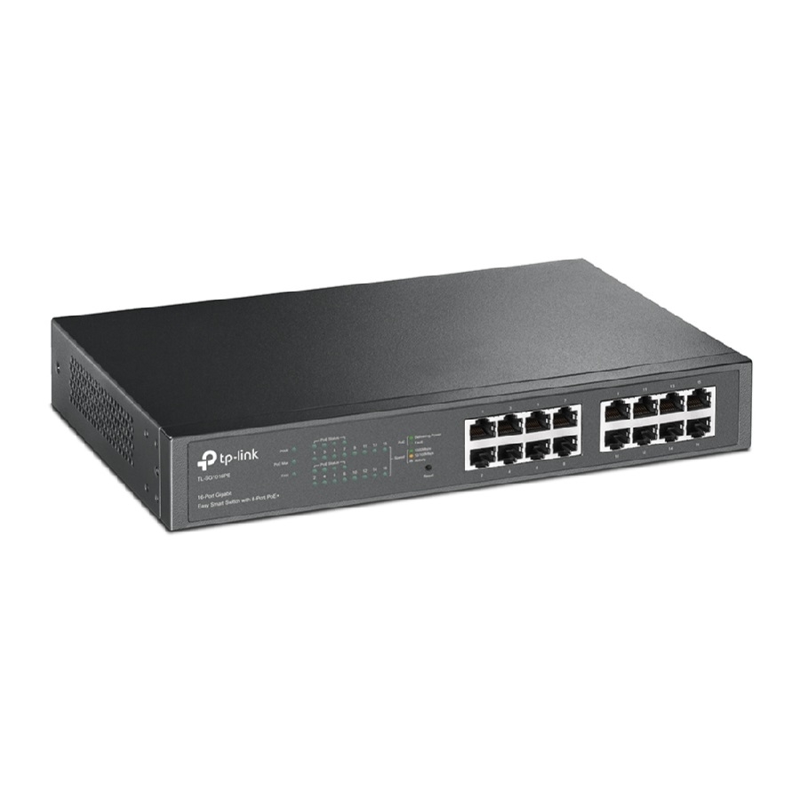 Switch | TP-LINK | TL-SG1016PE | 16 Puertos RJ45 10/100/1000 | No Administrable | Con 8 Puertos Poe+ - Imagen de 2