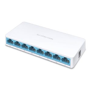 Switch | Mercusys | MS108 | 8 Puertos RJ45 10/100 Mbps | No Administrable | Para Escritorio