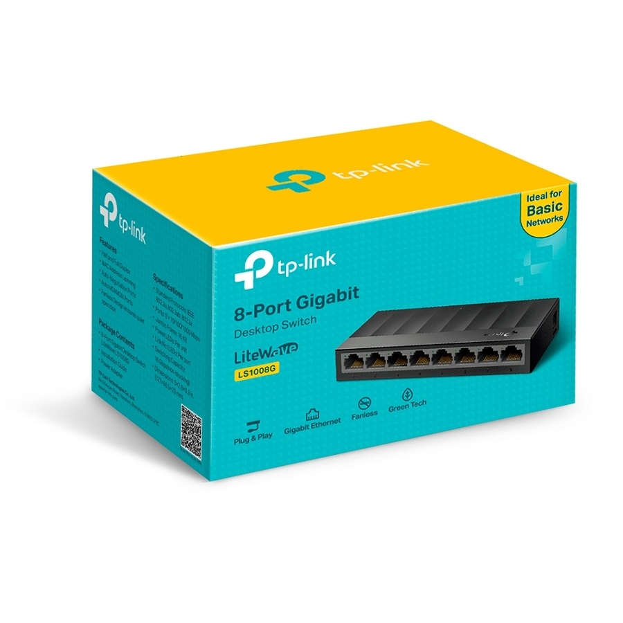 Switch TP-LINK LS1008G Omada 8GE Desktop Unmanagement - Imagen de 5