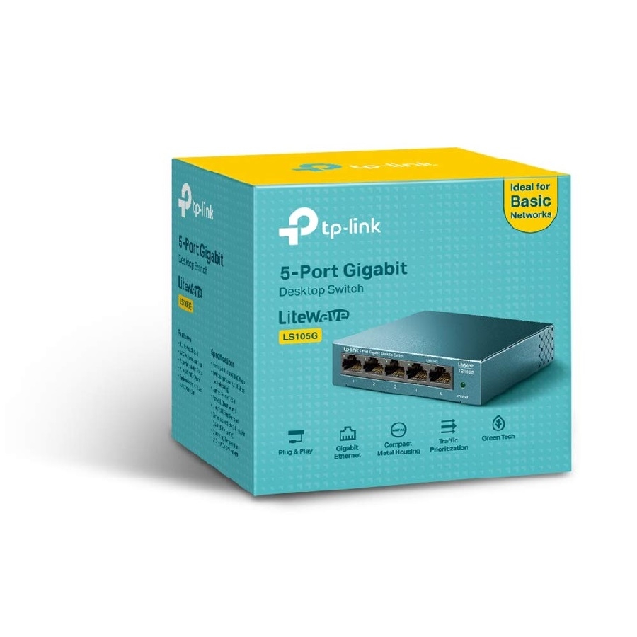 Switch TP-LINK LS105G Omada 5GE Desktop Unmanagement - Imagen de 3