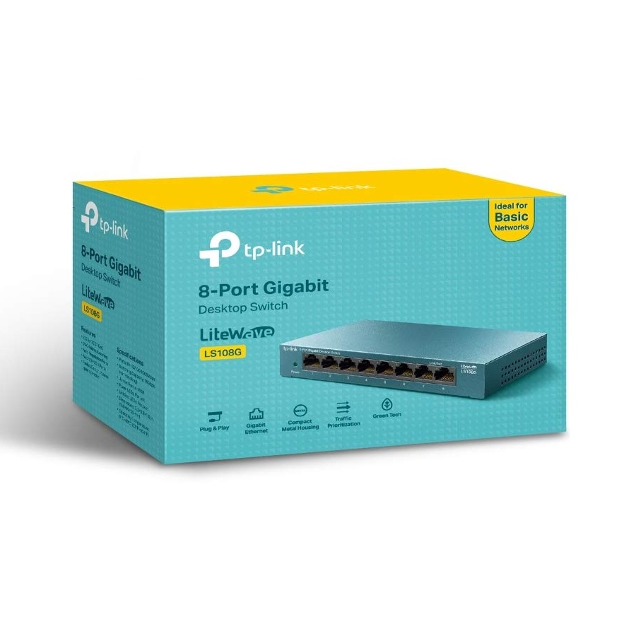 Switch TP-LINK LS108G Omada 8GE Desktop Unmanagement - Imagen de 2