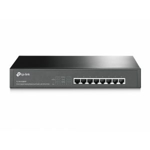 Switch | TP-LINK | TL-SG1008MP | 8 Puertos RJ45 Gigabit 10/100/1000 | No Administrable | Para Escritorio O Rack 13 Pulgadas