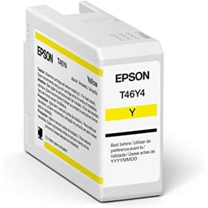 Cartucho EPSON Modelo T46Y Amarillo, Para Plotter P900 50 Ml
