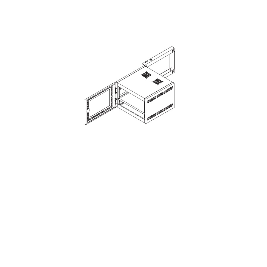 Gabinete North System Montaje En Pared 6 U.r. C/E Incluye Equipo Negro Texturizado. **No Incluye Flete** - Imagen de 2