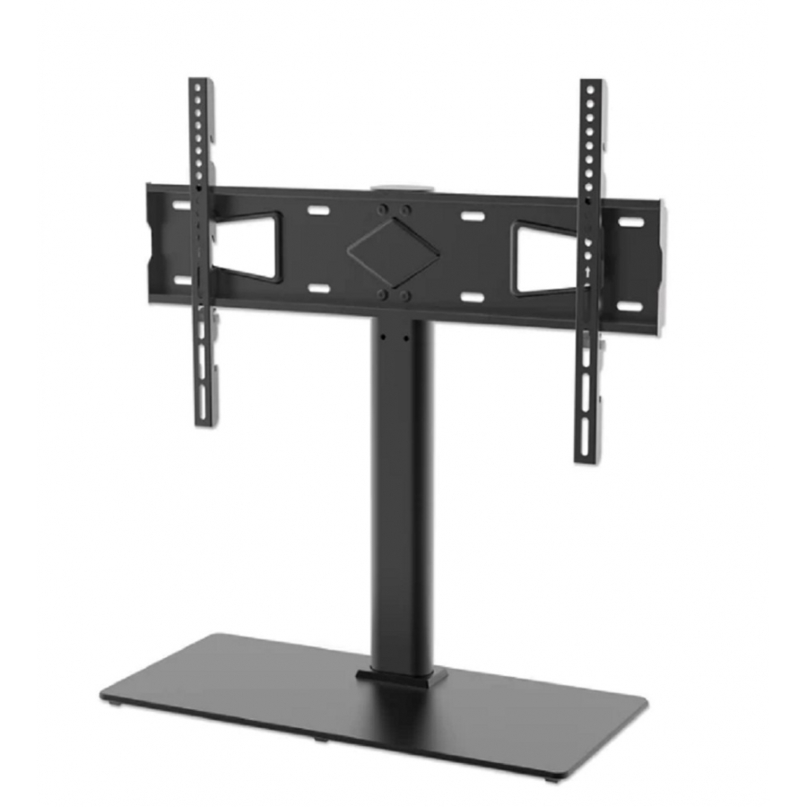 Soporte Tv,Manhattan,462297, P/Mesa 45KG, 32 A 65 Altura Ajustable, Base De Vidrio - Imagen de 2