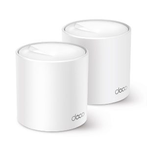 Router | TP-LINK | Deco X55(2-PACK) | Wifi-6 | Doble Banda | AX3000 | Conecta Hasta 150 Dispositivos | 3 Puertos Gigabit