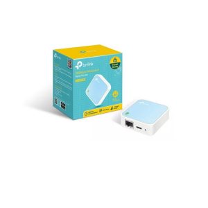 Router | TP-LINK | TL-WR802N | Inalambrico Nano | 300MBPS 802.11B/G/N | 1 Puerto Lan/Wan 10/100MBPS | 1 Puerto Micro USB | 1 Antena Interna