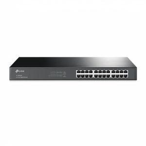 Switch | TP-LINK | TL-SG1024 | 24 Puertos | RJ45 Gigabit 10/100/1000 | No Administrable | Rack 19 Pulgadas