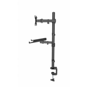 Soporte Combinado,Manhattan,462136, De Escritorio Para Laptop Y Monitor De 13 A 32