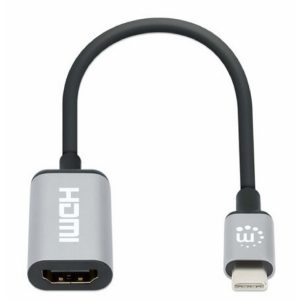 Convertidor,Manhattan,153706,Usb-C A HDMI H, 4K@60HZ