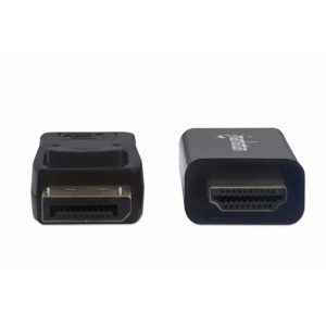 Cable Displayport,Manhattan,153195, - HDMI M-M 4K 1.0M