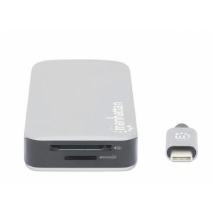 Docking Usb,manhattan,130615,-c 8 Ptos, Hdmi, Usb-c PD/2XUSBV3.2/USBV2.0, Red,sd/micro Sdd