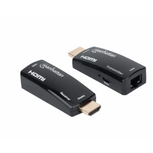 Extensor Video,manhattan,207539, Hdmi, 60M Via Cat 5/6, Compacto
