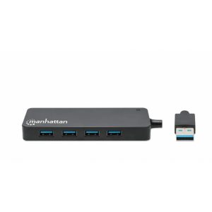 Hub Usb,Manhattan,168403, V3.2 7 Ptos A Sin Fuente, 5GBPS