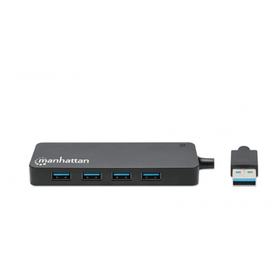 Hub Usb,Manhattan,168403, V3.2 7 Ptos A Sin Fuente, 5GBPS
