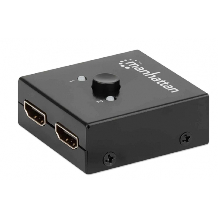 Switch Hdmi,Manhattan,207850, 4K@60HZ, Bidireccional 2:1 - Imagen de 2