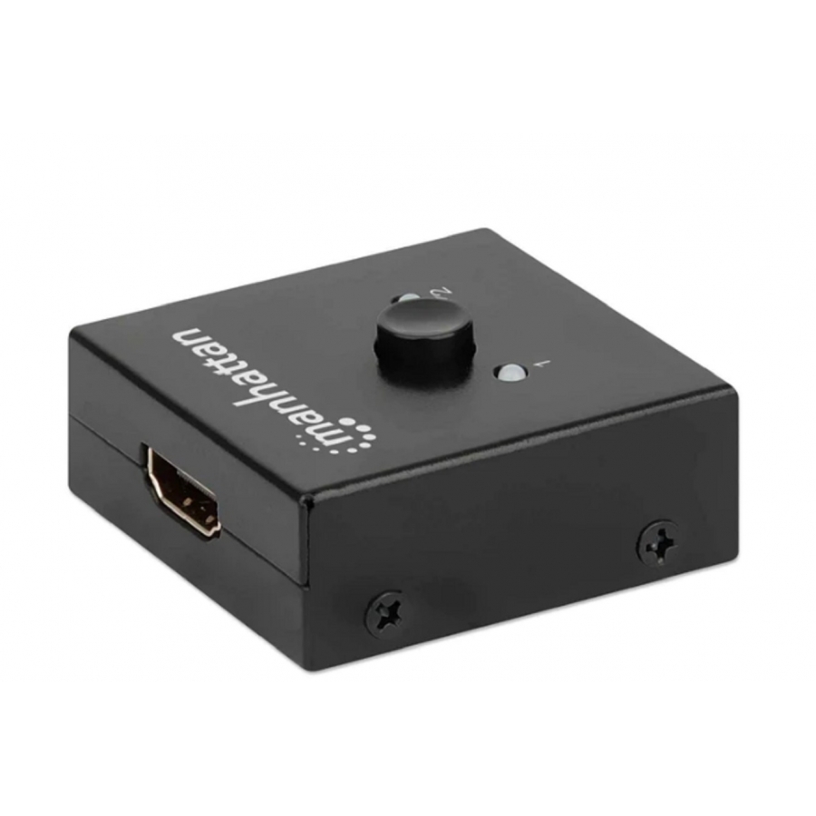 Switch Hdmi,Manhattan,207850, 4K@60HZ, Bidireccional 2:1 - Imagen de 3