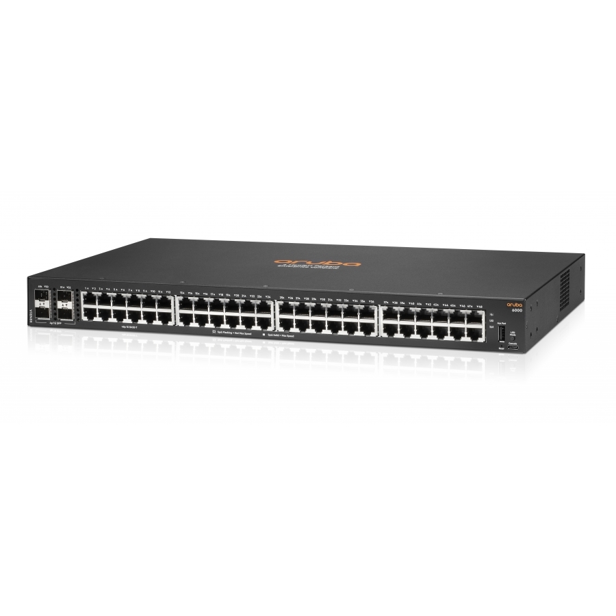 Switch HPE Aruba R8N86A 6000 48G Y 4SFP Administrable Capa 2 - Imagen de 2