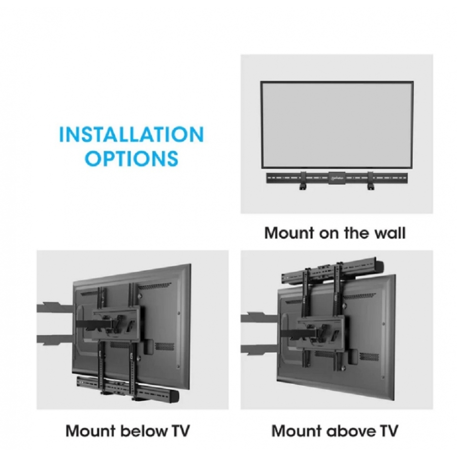 Soporte Universal, Manhattan,461849, Para Barra De Sonido - Imagen de 4