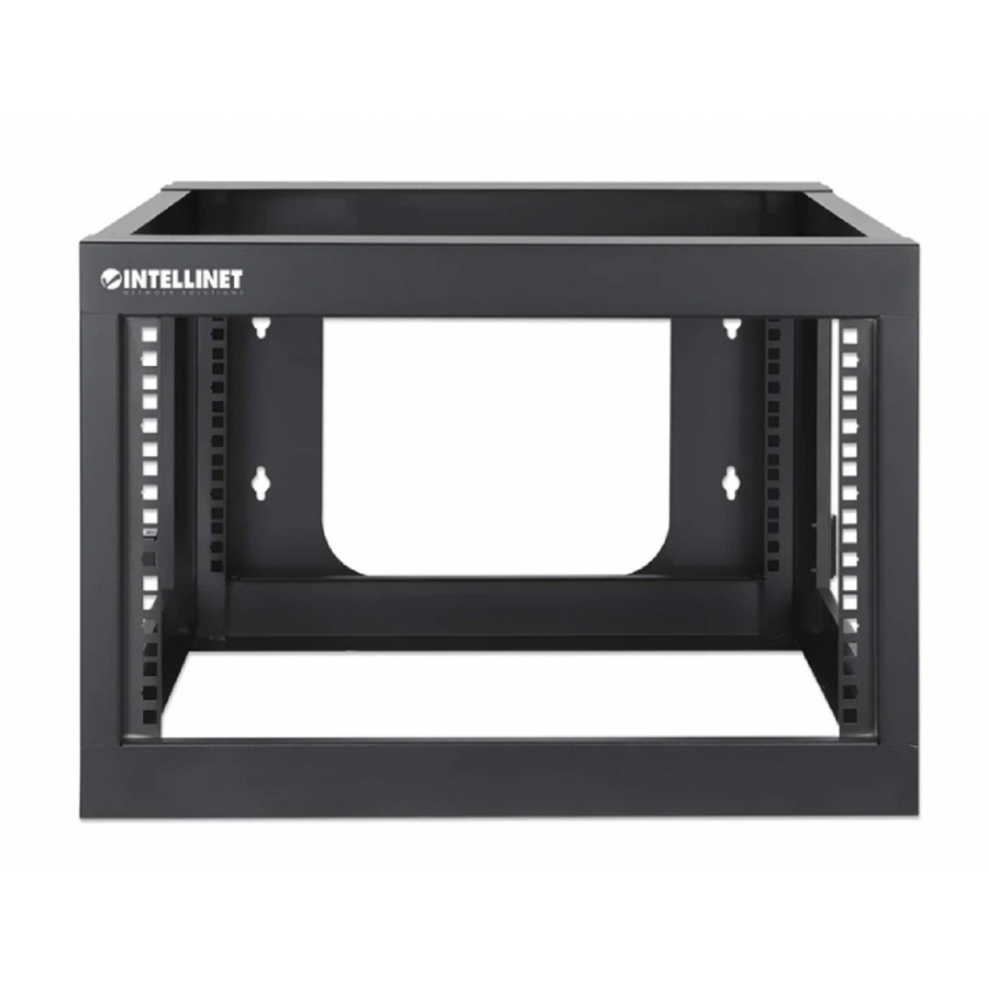 Rack,Intellinet,716031, 19 Abierto Mural 6U 604X555, Ensamblado - Imagen de 3
