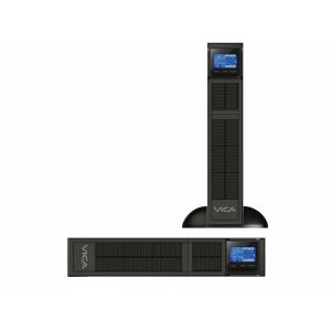 UPS On-Line No Break Vica Alpha 1000 1000VA / 1000W , 100-120VAC, Tipo Rack/Torre, Software De Monitoreo/ Tarjeta Snmp (No Incluida) 2 Años De Garantia