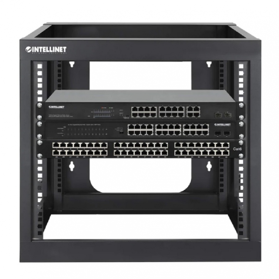 Rack Abierto De 19 Intellinet Para Montaje En Pared, 4 Postes, 9U - Imagen de 2