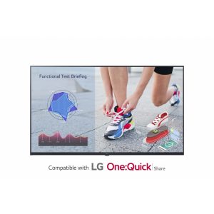 Monitor Señalizacion Digital LG Con Panel IPS Uhd De 50 Pulgadas, 400 Nits De Brillo Para Uso 16/7 Con Plataforma De Señalizacin Webos 4.0, Con Altavoz Integrado Conectividad 3 Hdmi, 2 USB