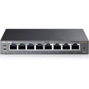 Switch TP-LINK TL-SG108PE 8 Puertos RJ45 10/100/1000 No Administrable 4 Puertos POE Auto Negotiation/Auto Mdi/Mdix