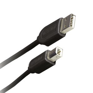 Cable Usb,Manhattan,342650, A-B 1.8M, Negro Economico
