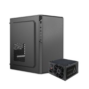 Gabinete Acteck Performance Ii GI215 / Mini Torre / Micro Atx, Itx / Fuente De Poder 500W Incluida / Full Metal / Negro / Ac-935777