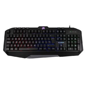 Teclado Gamer Balam Rush Gunfire KG330 / Alambrico USB / Iluminacion LED / Multimedia / Español / 117 Teclas / Negro / Br-929639