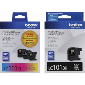 Cartucho De Tinta BROTHER LC101C Cyan Para Rendimiento De 300 Paginas Al 5 Por Ciento