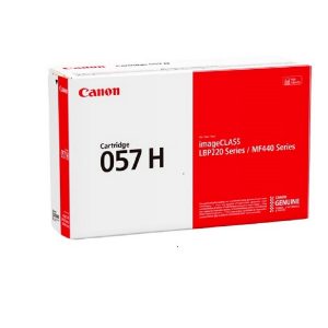 Toner CANON 057 Negro, Rendimiento 3,100 Paginas, Compatible: LBP226DW, MF445DW
