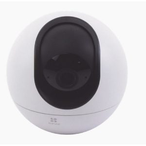Camara Mini Pt IP Ezviz CS-H6 5MP 5 Megapixel / Wi-Fi / Seguimiento Inteligente / Auto Zoom / Deteccion De Humanos Y Mascotas / Deteccion De Llanto De Bebe / Grabacion En La Nube