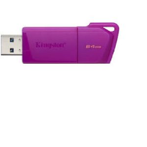 Memoria Flash USB KINGSTON Data Traveler Exodia 64GB Gen 1 3.2 Tipo A Morado Neon (KC-U2L64-7LP)