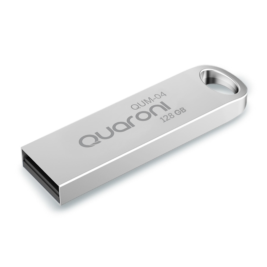 Memoria Quaroni 128GB USB Metalica USB 2.0 Compatible Con Android/Windows/Mac