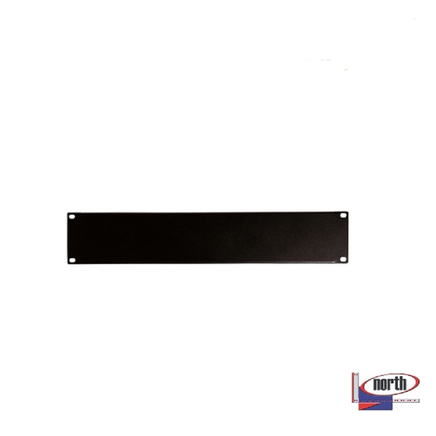 Panel Ciego North System 3.5 2 U.r. X19 De Acero Color Negro - Imagen de 2
