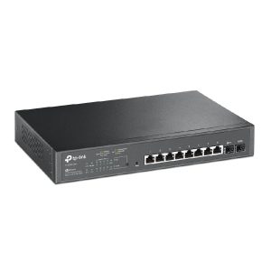 Switch TP-LINK SG2210MP Gigabit Administrable Omada Sdn 8 Puertos POE Capa 2 Con 2 Ranuras Sfp Gigabit 802.3AT/AF 150W Para Escritorio O Rack