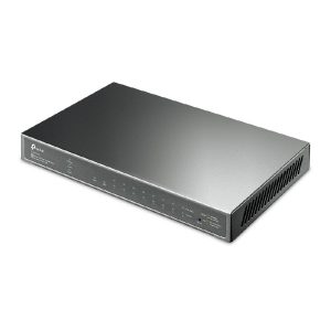 Switch TP-LINK SG2210P Omada 10/100/1000 Administrable Sdn 8P POE L2 Con 2SFP Gigabit 802.3AT/AF 61W Para Escritorio O Rack