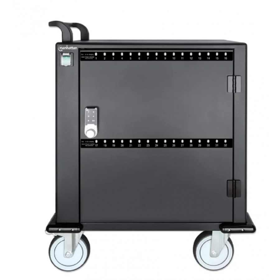 Gabinete De Carga ,Manhattan, 716000, De 32 Puertos Usb-C 12 576W - Imagen de 3