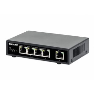 POE Switch , Intellinet, 561839, Gb 5 Ptos 30W/PTO, 62W