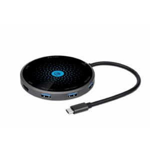Docking USB, Manhattan,166560,-C  8 Ptos, HDMI, USB-C Pd,3Xusb-A,Carga Inalambrica