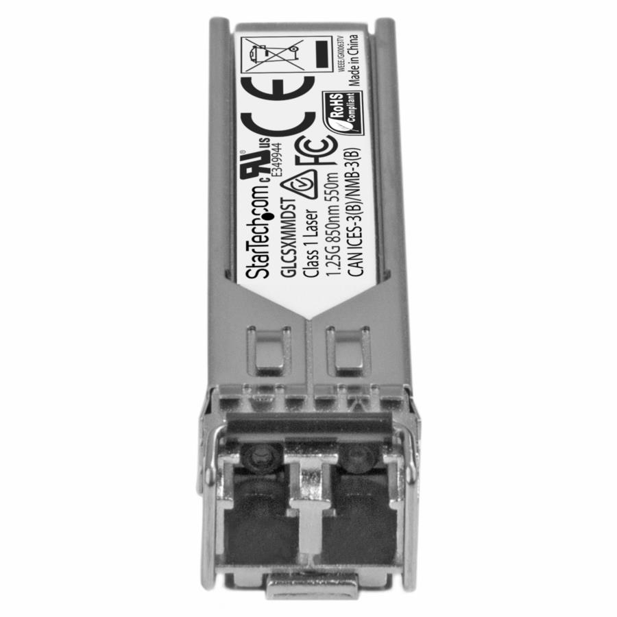 Modulo Transceptor Sfp Compatible Con Cisco Glc-Sx-Mmd - 1000BASE-SX - Multimodo 1GBE - Lc - 550M - 850NM - Cisco Firepower, ASR920, IE2000 Ddm - Startech.com Mod. Glcsxmmdst