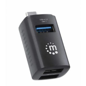 Hub,Manhattan,180993, Usb-C 3 Ptos A